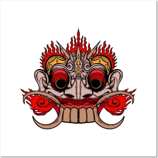 Barong Bali Mask Posters and Art